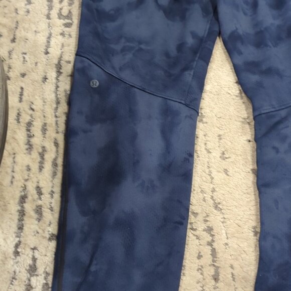 LULULEMON Textured Tech Pants In Diamond Dye Iron Blue - Picture 9 of 11